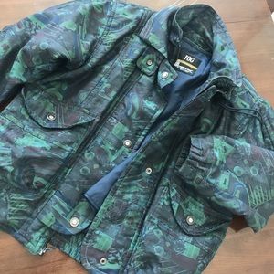 Vintage London Fog unique geometric pattern